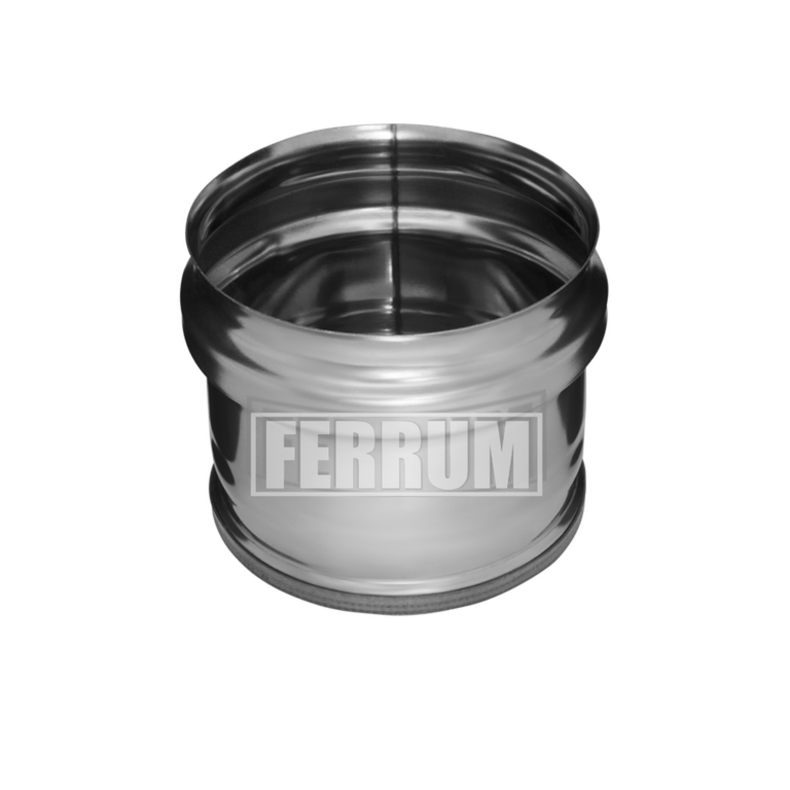 Заглушка внешняя д/трубы (430/0,5 мм)  (нижняя) Ferrum